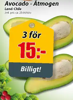 Extra Mjällby Stormarknad Avocado - Ätmogen erbjuda