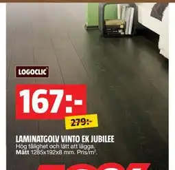 Bauhaus LAMINATGOLV VINTO EK JUBILEE erbjuda