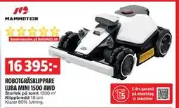 Bauhaus ROBOTGRÄSKLIPPARE LUBA MINI AWD erbjuda