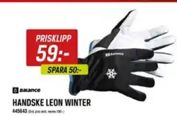 Tools Balance handske leon winter erbjuda