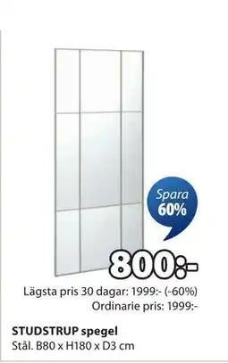 JYSK STUDSTRUP spegel erbjuda