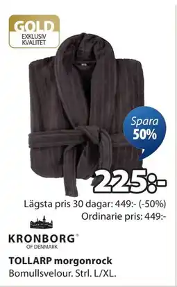 JYSK TOLLARP morgonrock erbjuda