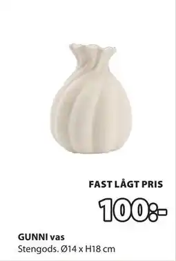 JYSK GUNNI vas erbjuda