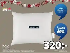 JYSK DOWNLIKE ECO fiberkudde erbjuda