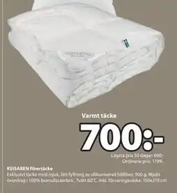 JYSK KEISAREN fibertäcke erbjuda