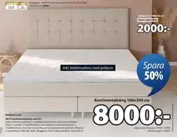 JYSK NEVLA kontinentalsäng sand-91 erbjuda