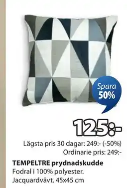 JYSK TEMPELTRE prydnadskudde erbjuda