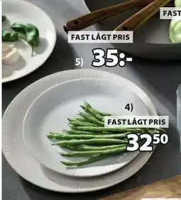 JYSK STEFFEN tallrik erbjuda