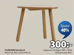 JYSK VILDBJERG hörnbord erbjuda