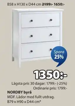 JYSK NORDBY byrå erbjuda