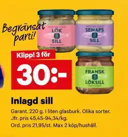 City Gross Inlagd sill erbjuda