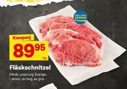 City Gross Fläskschnitzel erbjuda