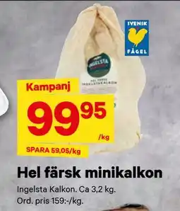 City Gross Hel färsk minikalkon erbjuda