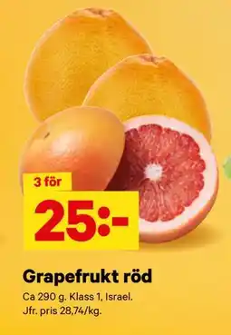 City Gross Grapefrukt röd erbjuda