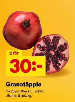City Gross Granatäpple erbjuda