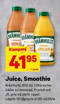 City Gross Juice, Smoothie erbjuda