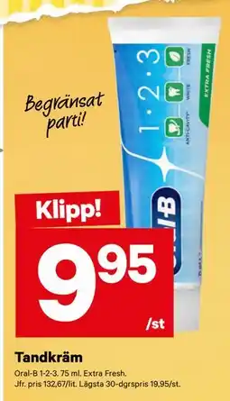 City Gross Tandkräm erbjuda