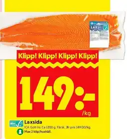 ICA Kvantum Laxsida erbjuda