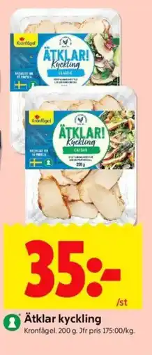 ICA Kvantum Ätklar kyckling erbjuda