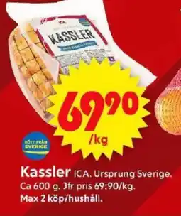 ICA Supermarket ICA Kassler erbjuda