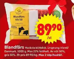 ICA Supermarket Blandfärs erbjuda
