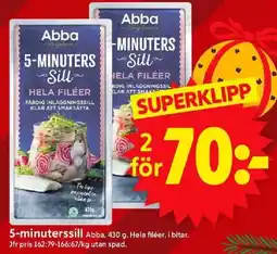 ICA Supermarket ABBA 5-minuterssill erbjuda