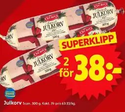 ICA Supermarket SCAN Julkorv erbjuda