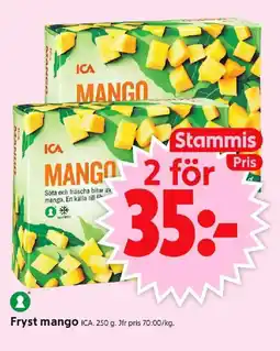 ICA Supermarket ICA Fryst mango erbjuda