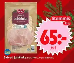 ICA Supermarket SCAN Skivad julskinka erbjuda