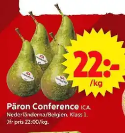 ICA Supermarket Päron conference erbjuda