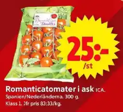 ICA Supermarket ICA Romanticatomater i ask erbjuda