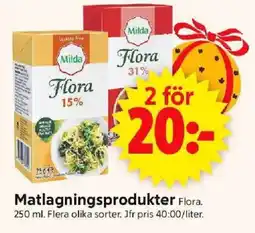 ICA Supermarket FLORA Matlagningsprodukter erbjuda