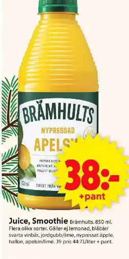 ICA Supermarket BRÄMHULTS Juice, smoothie erbjuda