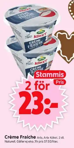 ICA Supermarket ARLA Crème fraiche erbjuda
