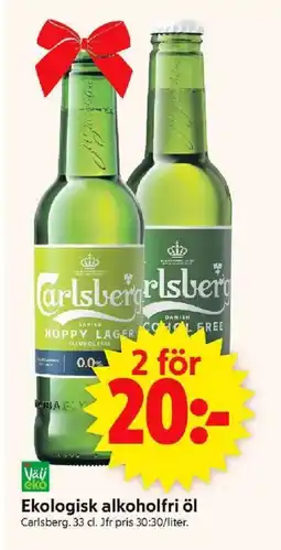 ICA Supermarket CARLSBERG Ekologisk alkoholfri öl erbjuda