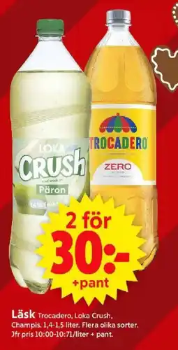 ICA Supermarket TROCADERO Läsk erbjuda