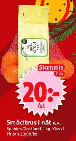 ICA Supermarket ICA Småcitrus i nät erbjuda