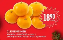 Willys Clementiner erbjuda