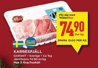 Willys GARANT Karréspjäll erbjuda