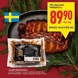 Willys JOJJEN Julrevbensspjäll erbjuda