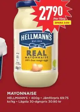 Willys HELLMANN'S Mayonnaise erbjuda