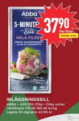 Willys ABBA Inläggningssill erbjuda