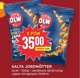 Willys OLW Salta jordnötter erbjuda