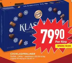 Willys FAZER Chokladpraliner erbjuda