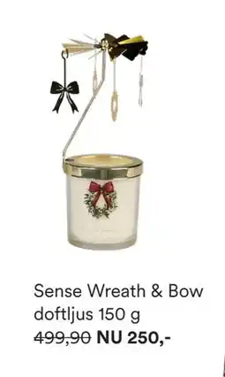 Hemtex Sense Wreath & Bow doftljus erbjuda