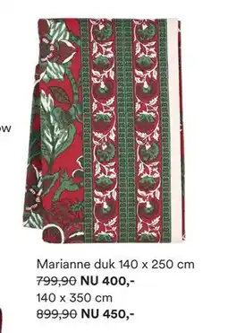 Hemtex Marianne duk 140 x 250 cm erbjuda