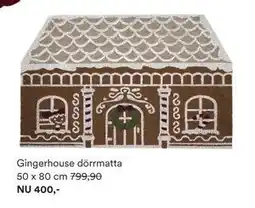 Hemtex Gingerhouse dörrmatta 50 x 80 cm erbjuda