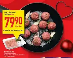 Willys BLANDFÄRS, Medlemspris erbjuda