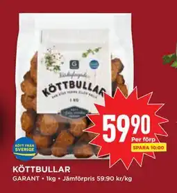 Willys KÖTTBULLAR erbjuda