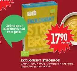 Willys EKOLOGISKT STRÖBRÖD erbjuda